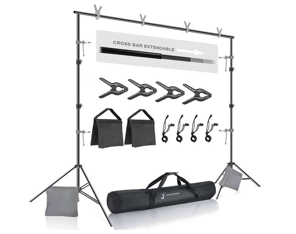 Julius Studio Larger & Heavier 10 ft. Wide Backdrop Stand